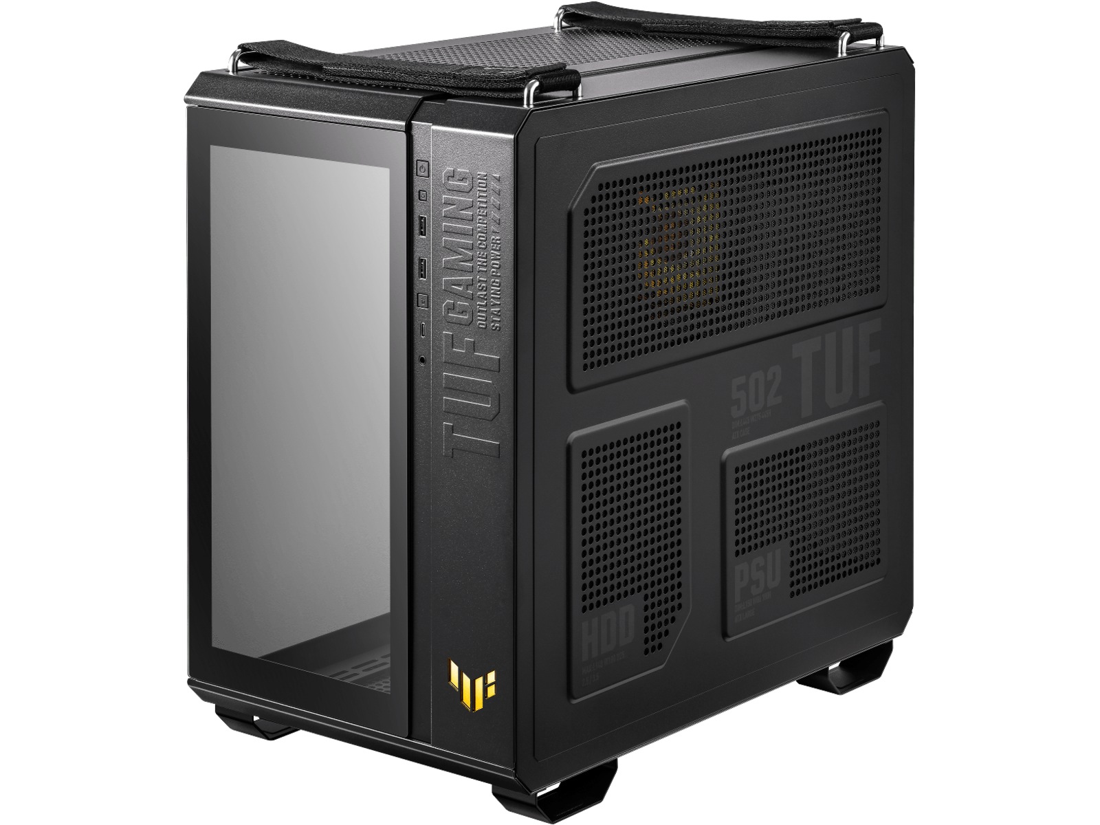 Asus TUF Gaming GT502 Plus TG ARGB Mid Tower (sort) -B-Grade Demo annet i datautstyr