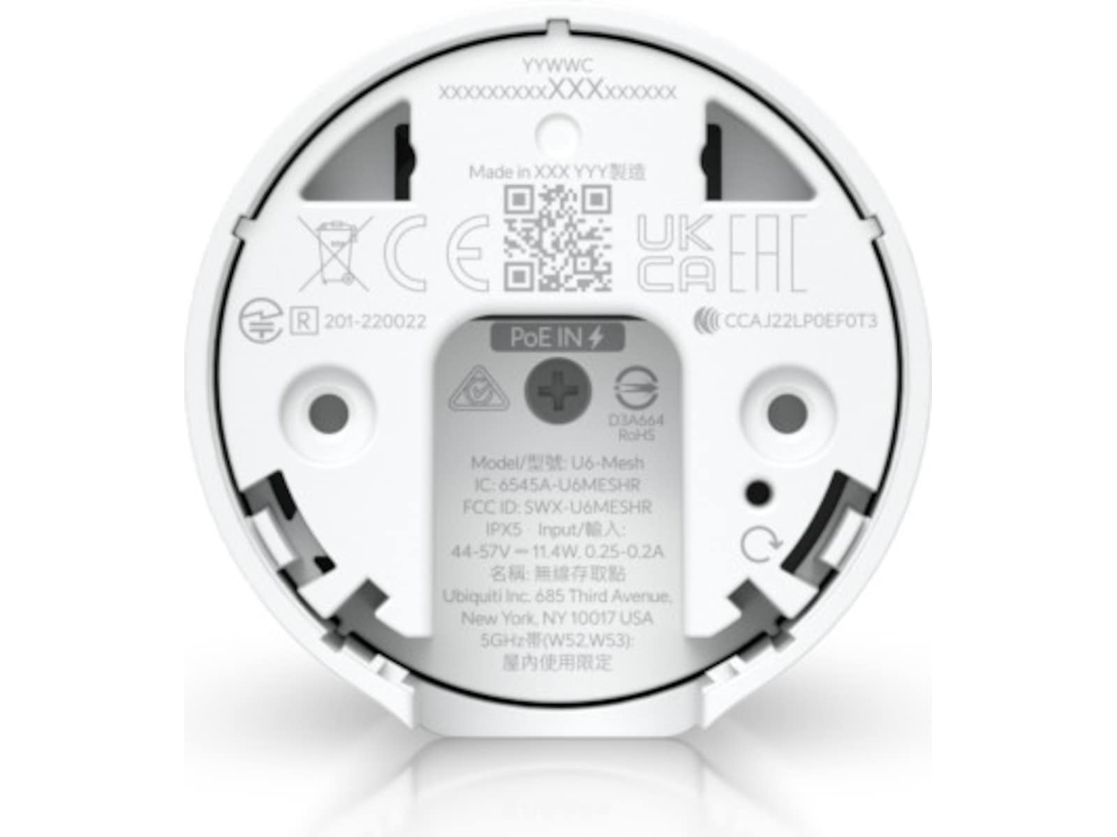 Ubiquiti UniFi U6-Mesh aksesspunkt Aksesspunkt