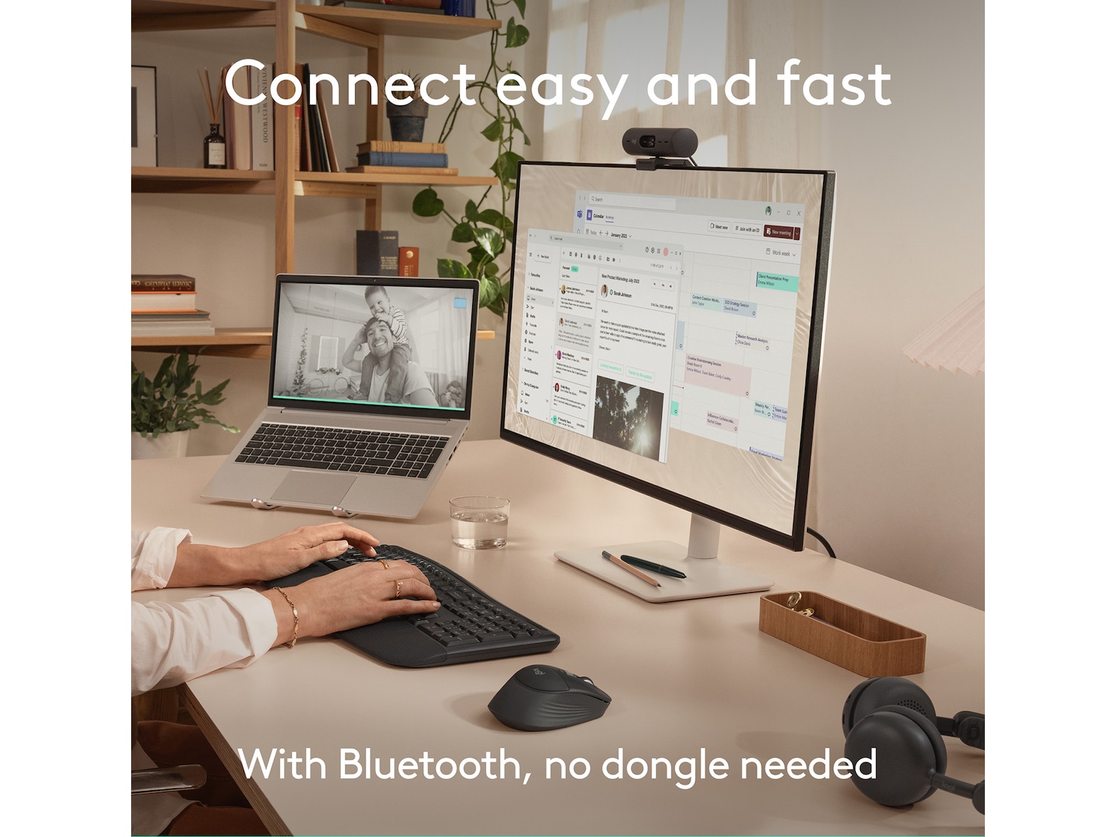 Logitech Signature Comfort M850 L trådløs mus (graphite) Mus