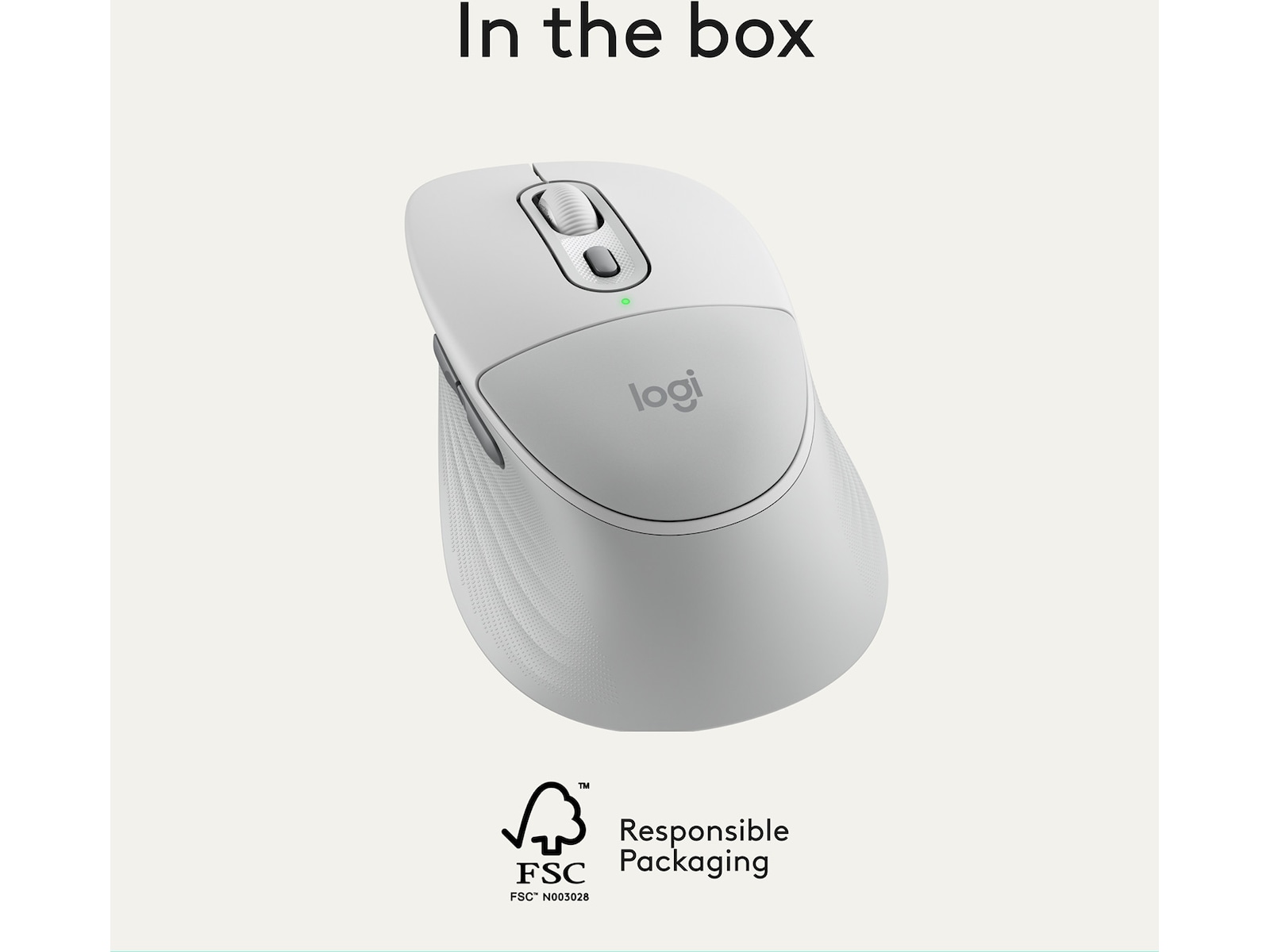 Logitech Signature Comfort M850 L trådløs mus (hvit) Mus