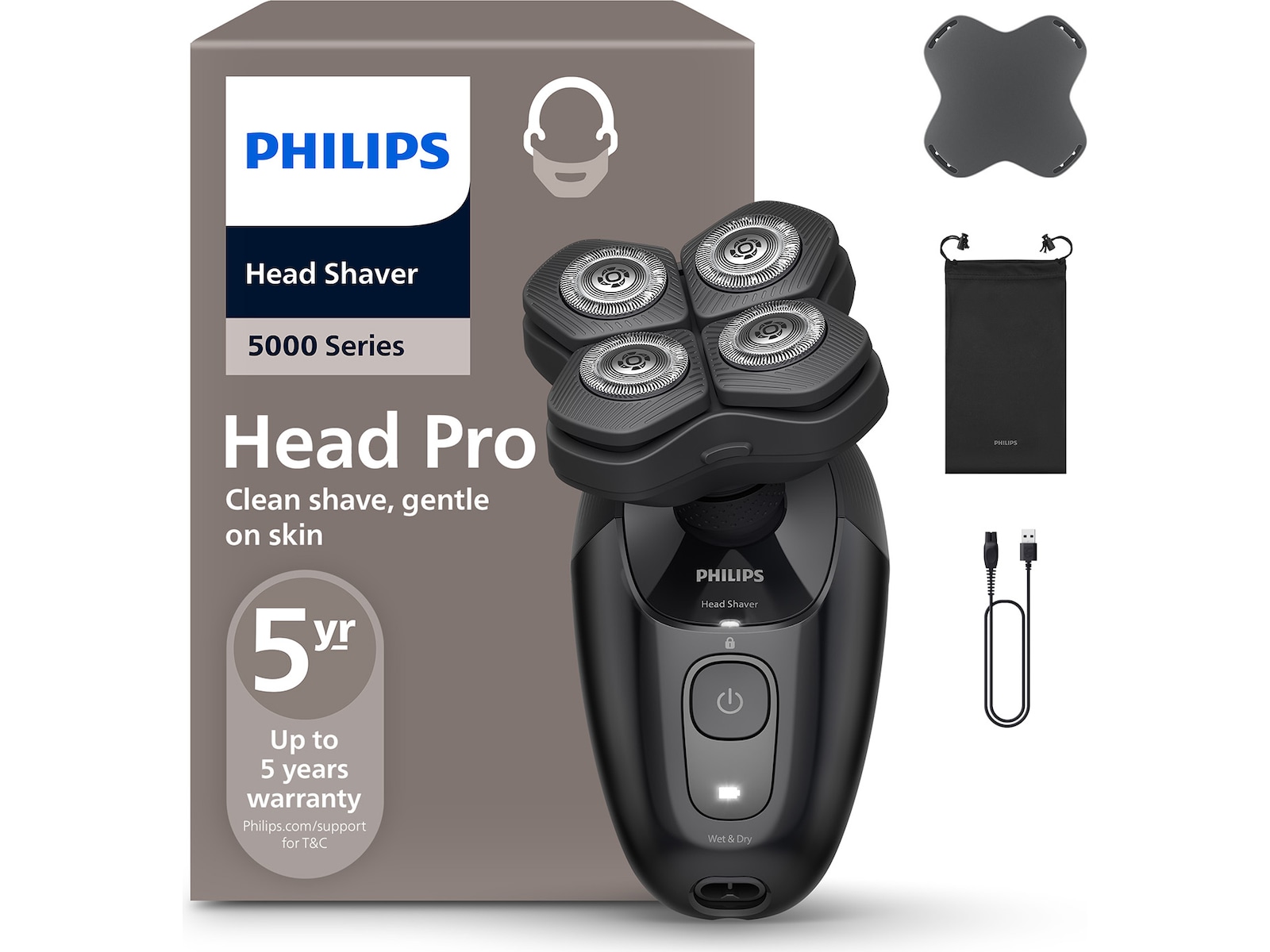 Philips Head Shaver Pro 5000 Series HS5980/15 Hårklippere