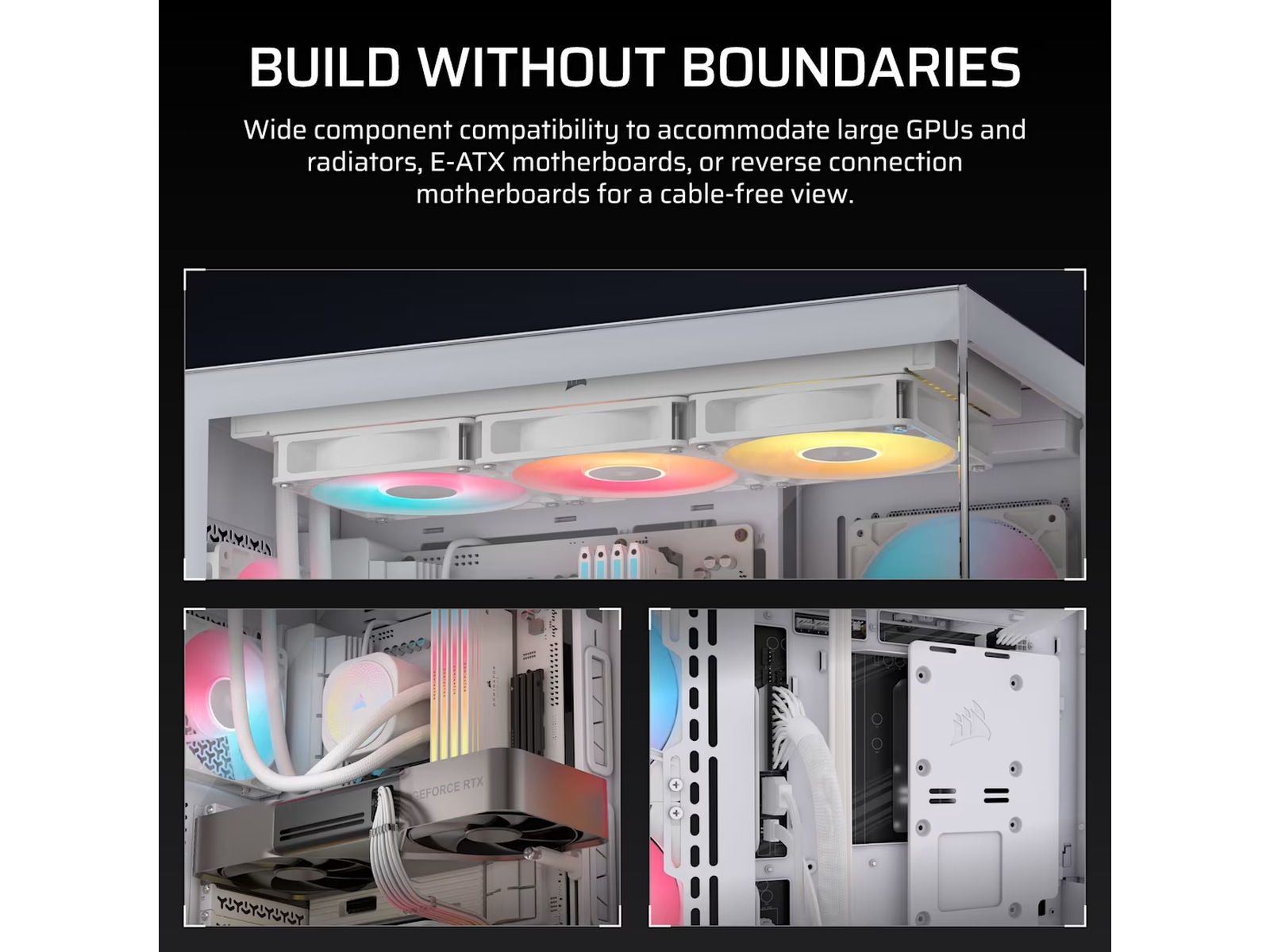 Corsair 3500X RSR ARGB Mid Tower (hvit) -B-Grade Demo annet i datautstyr