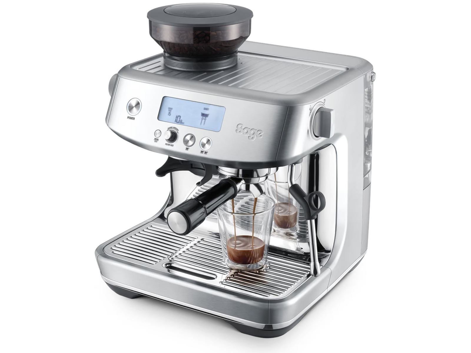 Sage Barista PRO Espressomaskin (børstet stål) -B-Grade Demo hjem & fritid