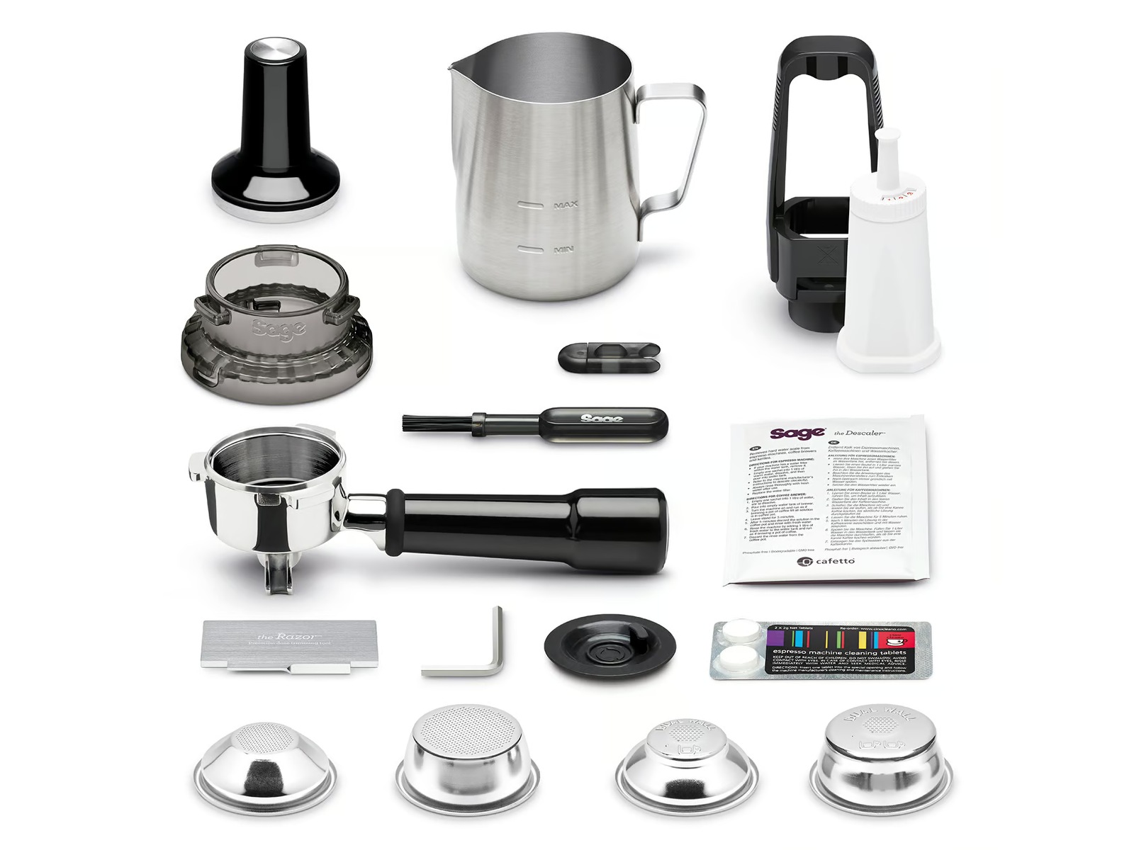 Sage Barista PRO Espressomaskin (børstet stål) -B-Grade Demo hjem & fritid