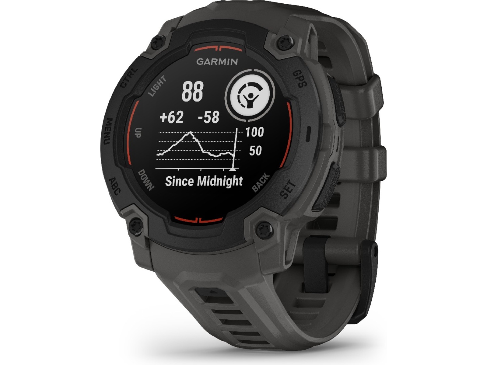Garmin Instinct E 45mm (sort/koksgrå) -B-Grade Demo tilbehør til mobiler & klokker