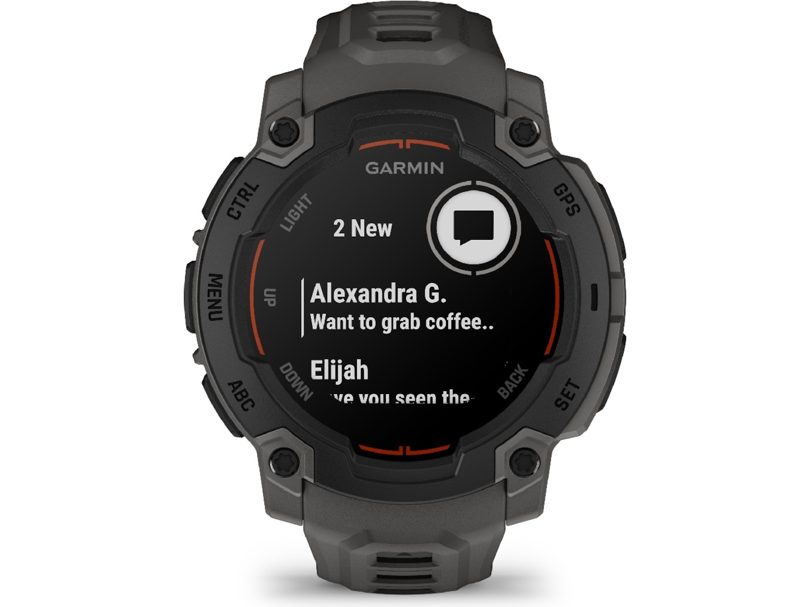 Garmin Instinct E 45mm (sort/koksgrå) -B-Grade Demo tilbehør til mobiler & klokker