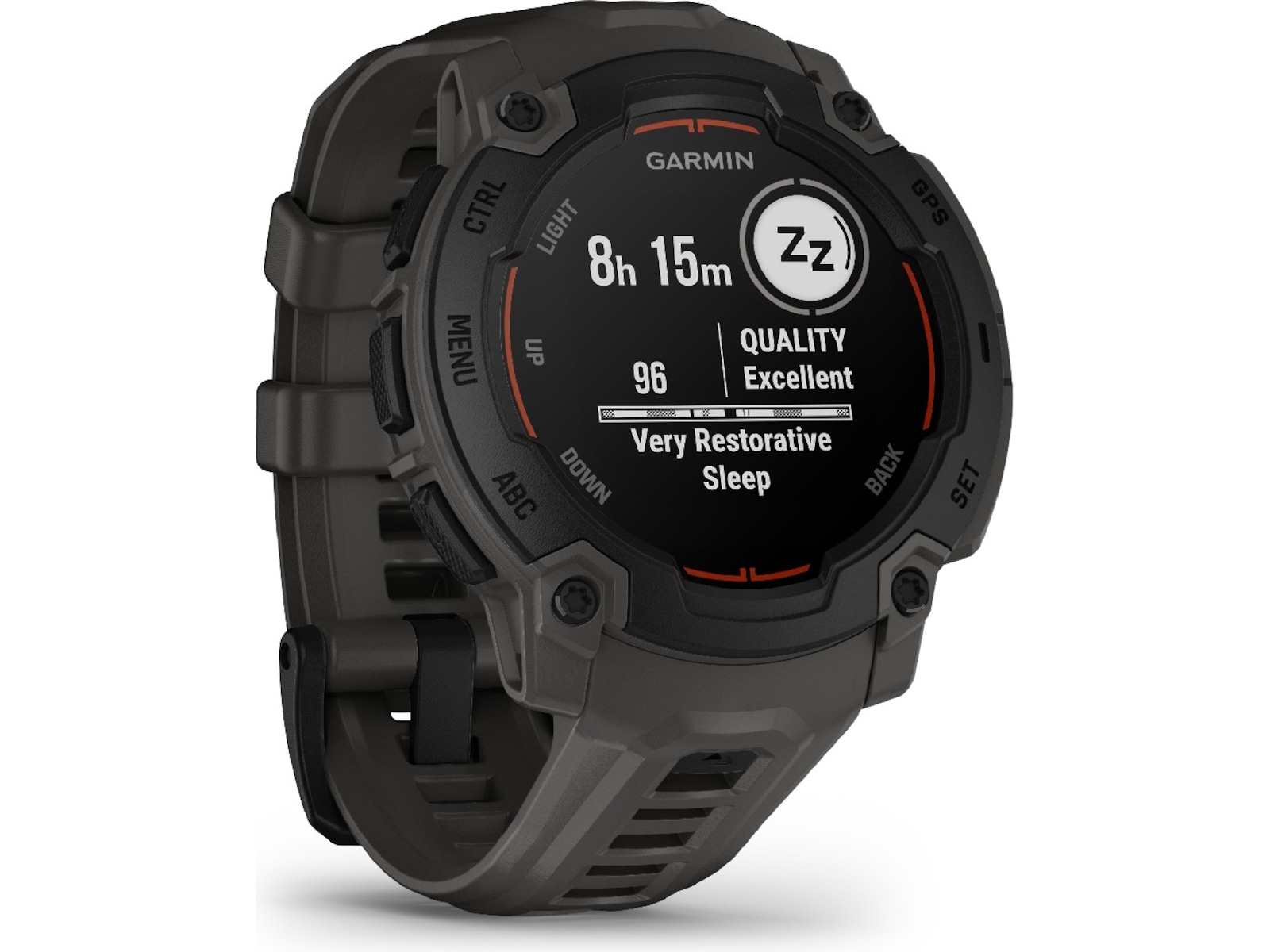Garmin Instinct E 45mm (sort/koksgrå) -B-Grade Demo tilbehør til mobiler & klokker
