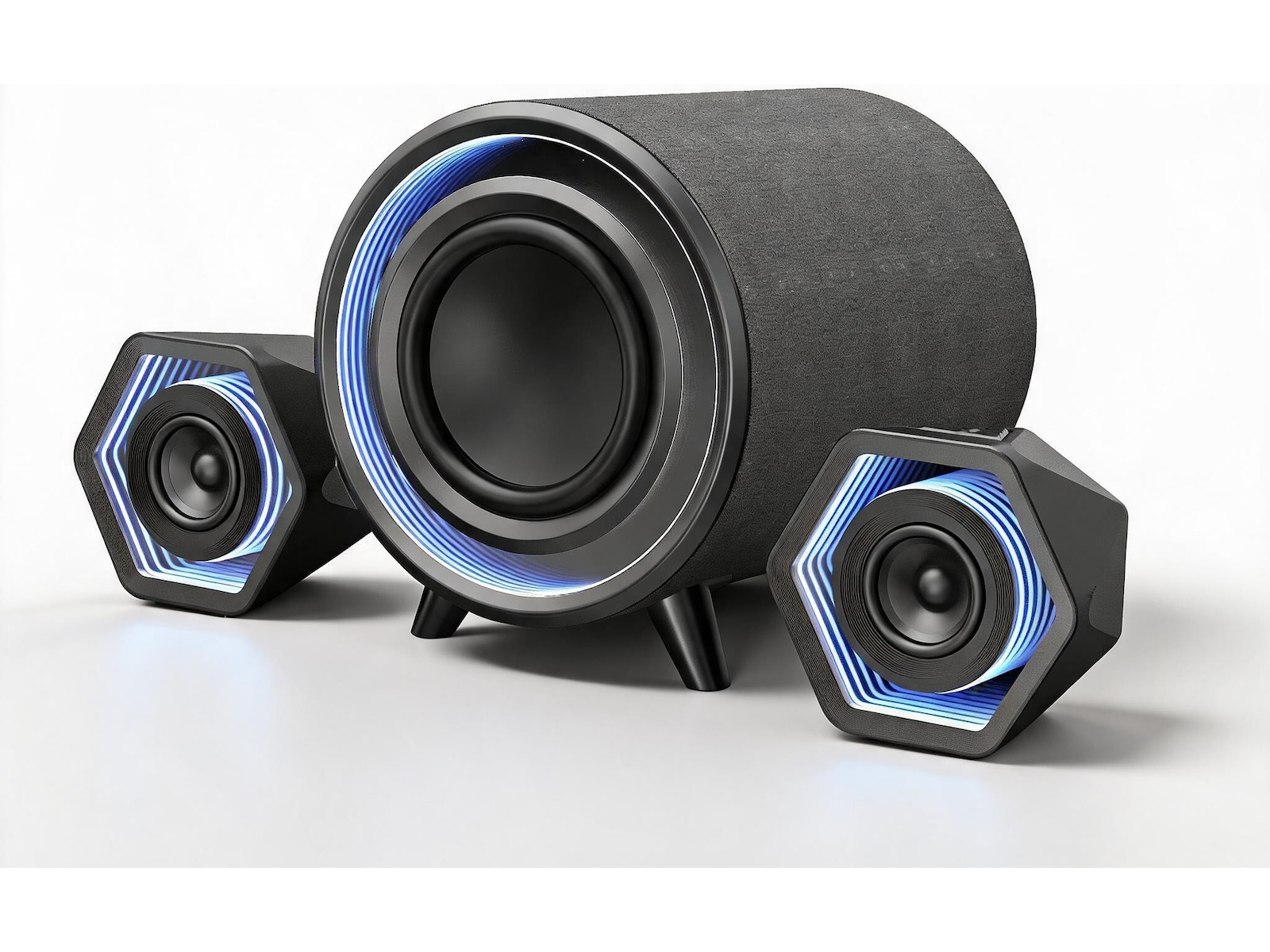 Mission BlastCore 5 2.1 høyttalersystem 80W 2.1 Høyttalere
