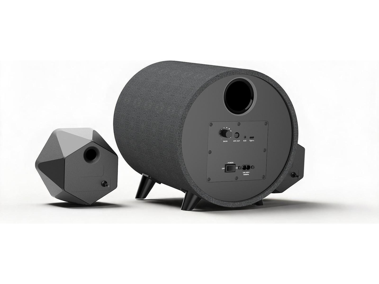 Mission BlastCore 5 2.1 høyttalersystem 80W 2.1 Høyttalere