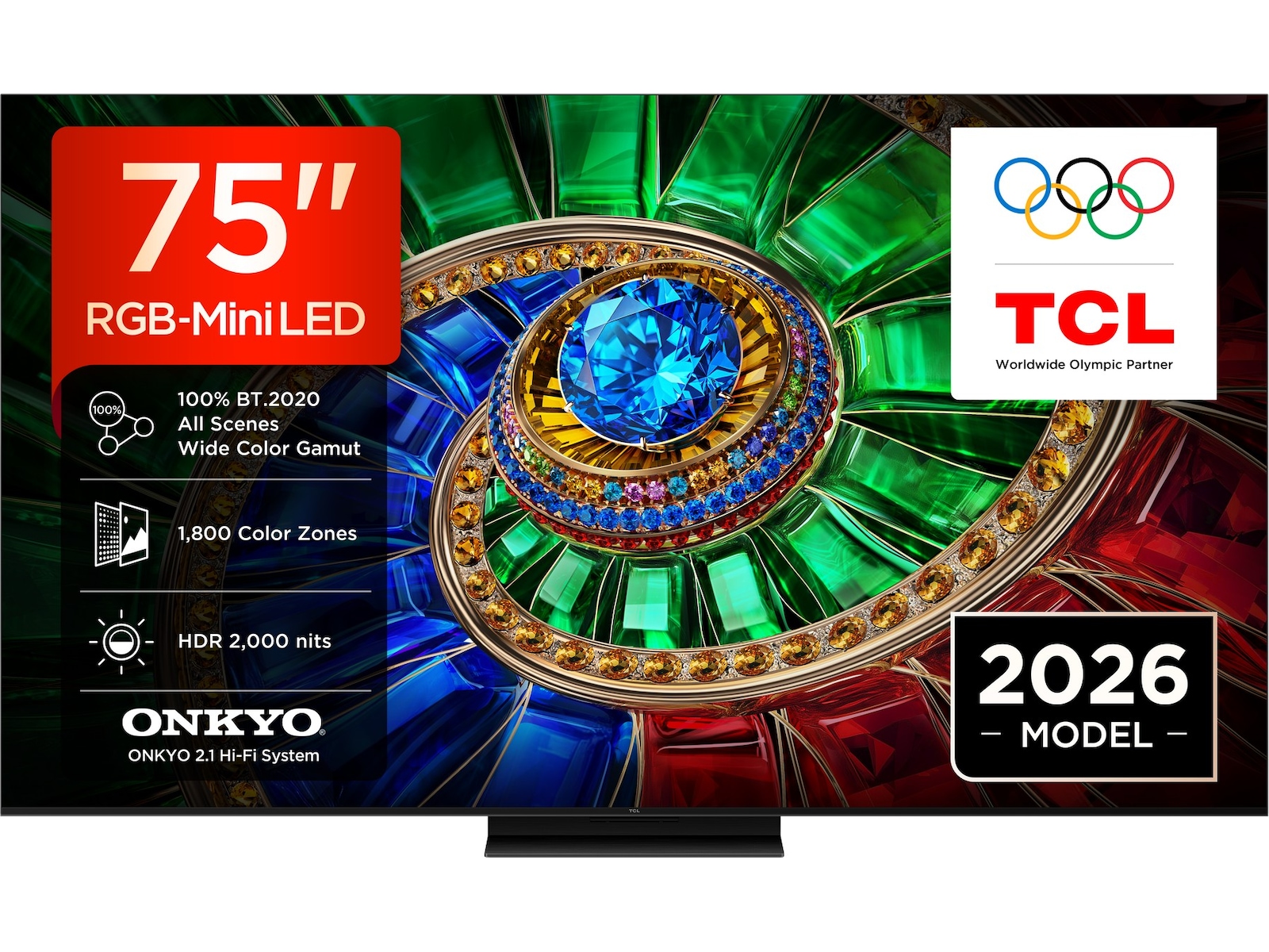 TCL 75" RM7L RGB-Mini LED Smart TV (2026) 70 - 79 tommer TV