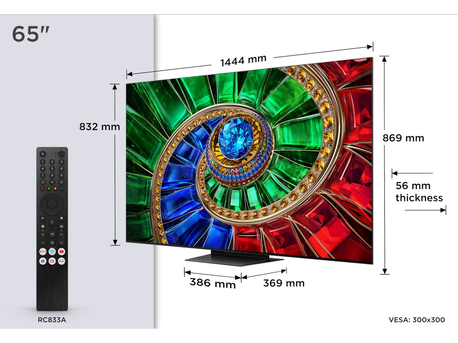 TCL 65" RM7L RGB-Mini LED Smart TV (2026) 60 - 69 tommer TV