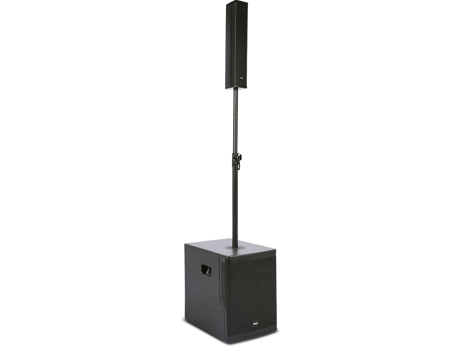 BLG Bluetooth PA-system 400W 2-veis 10" Sub DSP 125dB Høyttalere