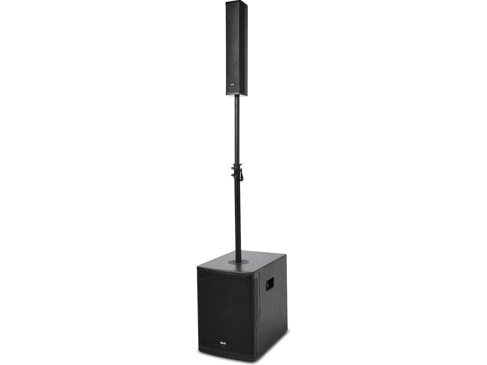 BLG Bluetooth PA-system 400W 2-veis 10" Sub DSP 125dB Høyttalere