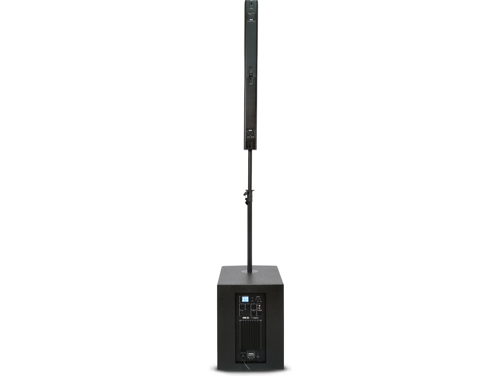 BLG PSS1243 2-Way Active PA-system, 12" Sub, Bluetooth 5.3 Høyttalere