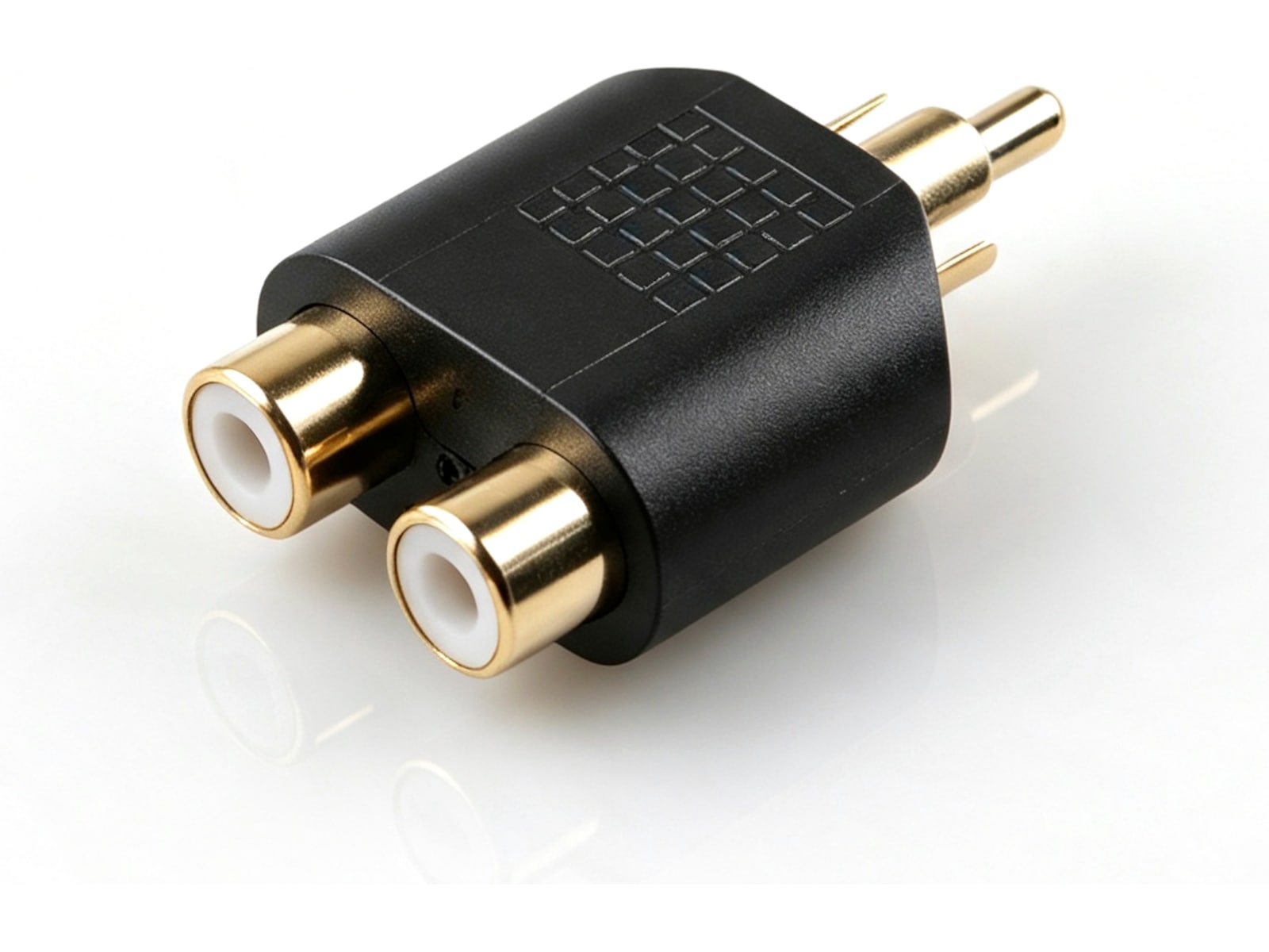 Andersson RCA hann til 2 RCA hunn adapter Tilbehør til hodetelefoner