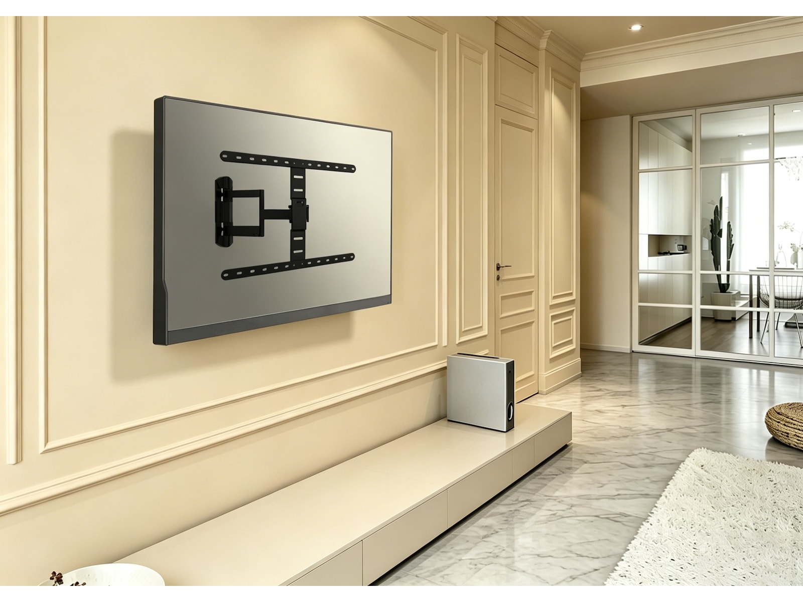 Loeffen FM27-463N TV-veggfeste Full Motion 42"-100" 65kg Veggfeste & TV-stativ