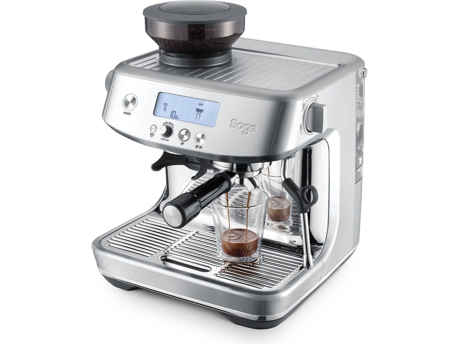 Sage the Barista Pro Espressomaskin (svart trøffel) Espressomaskiner