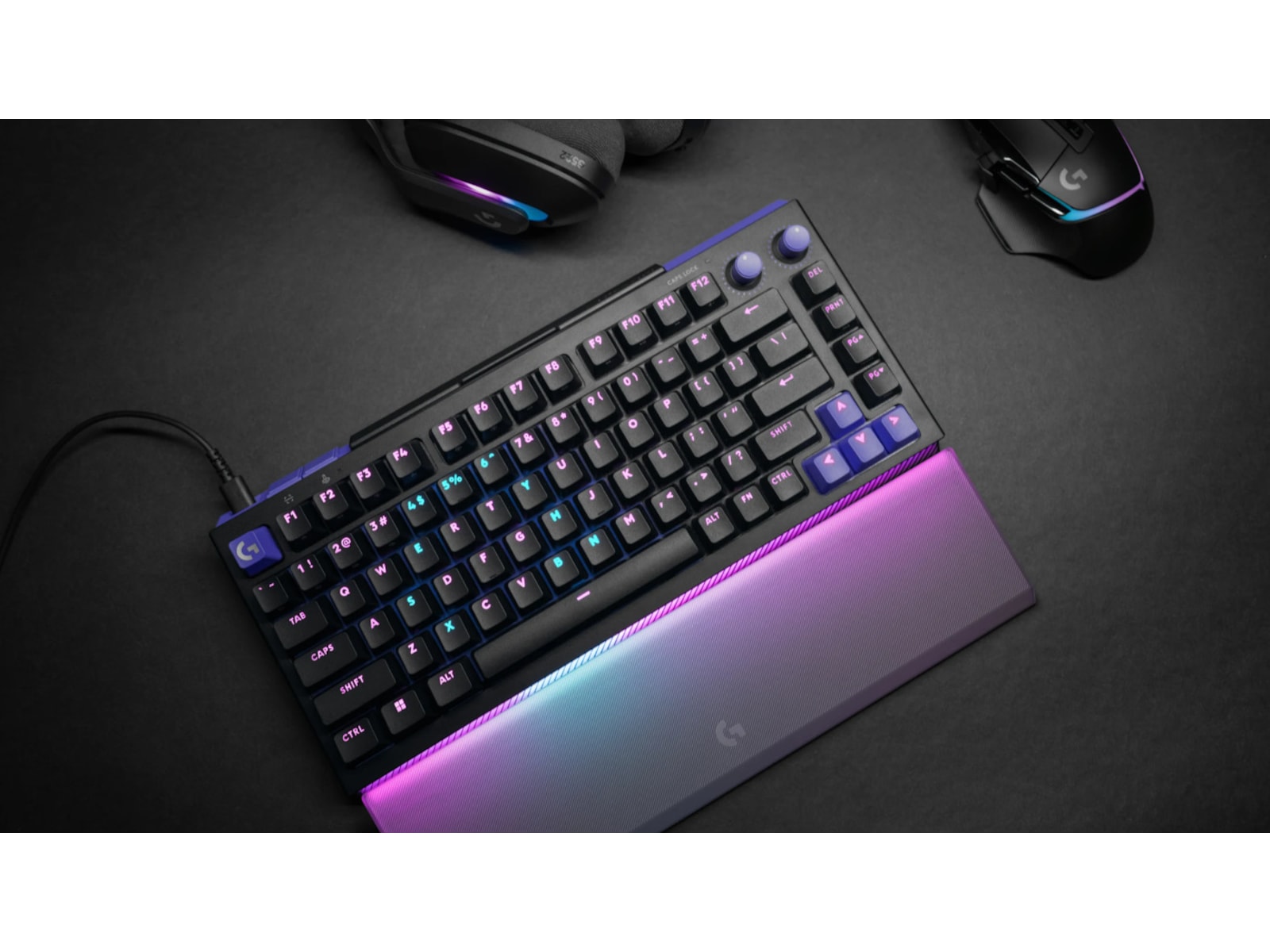 Logitech G512 X 75 håndleddsstøtte Tilbehør til gaming- tastatur og mus