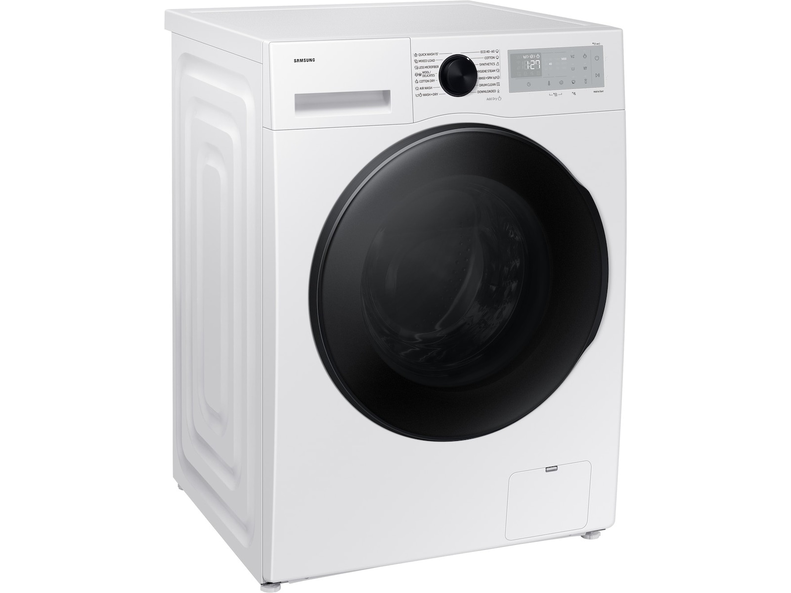 Samsung Vask/tørk AI Dry+ 9/6 kg (hvit) Kombinert vaskemaskin og tørketrommel