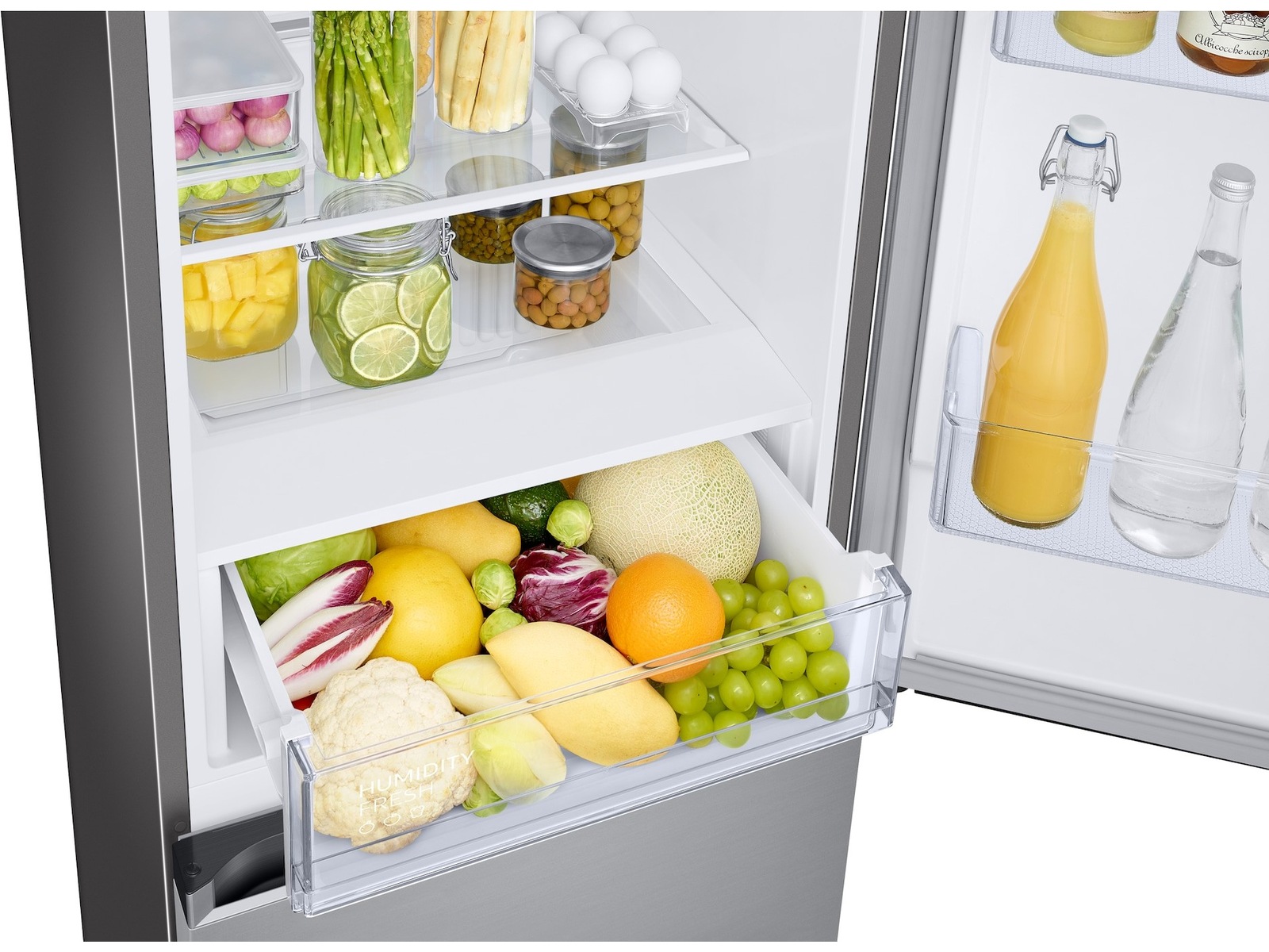 Samsung Series 6 Kjøl- og fryserskap (sølv) Kombiskap