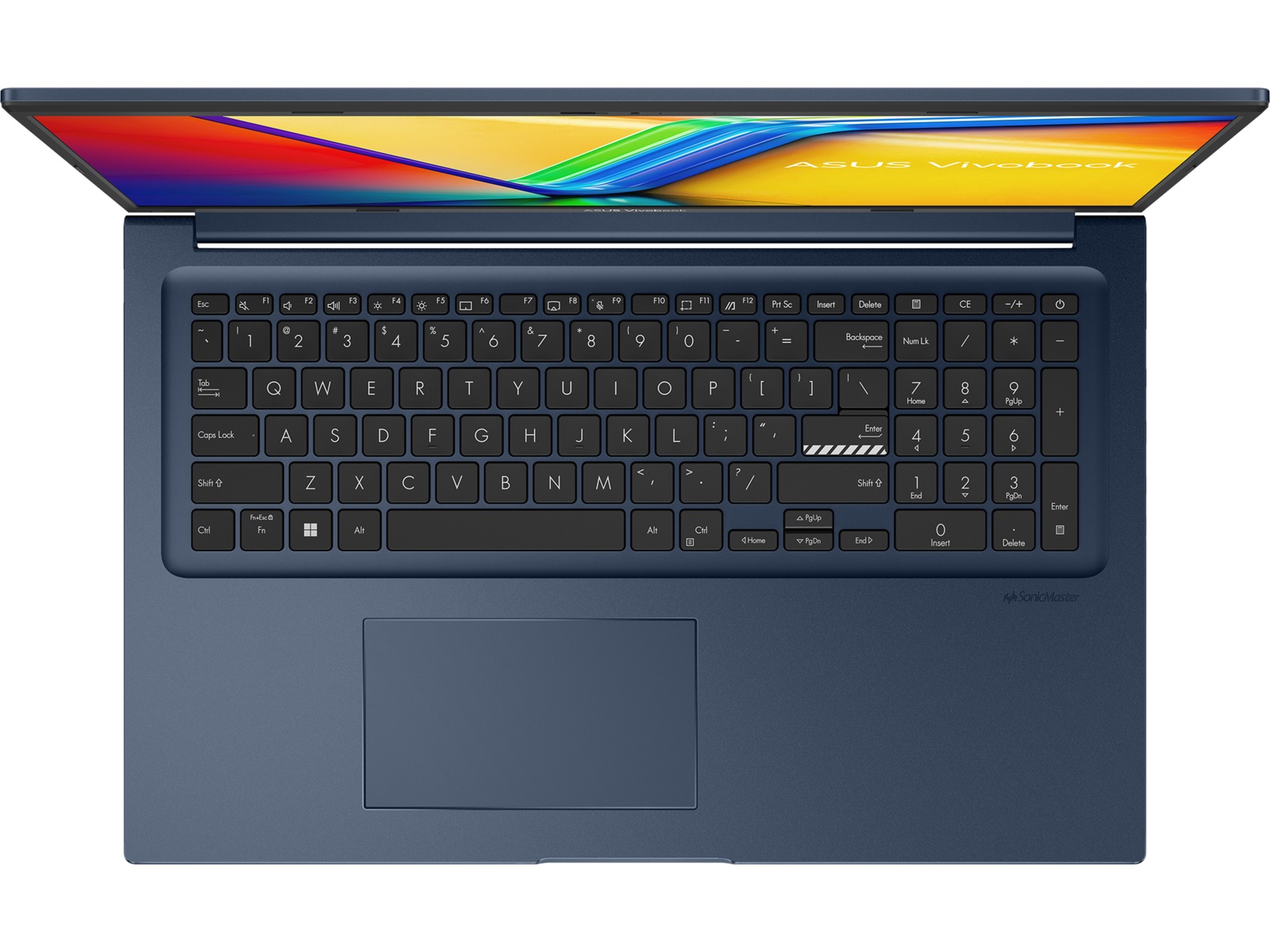 ASUS VivoBook 17 F1704VA 17,3" FHD (blå) -B-Grade Demo bærbar PC