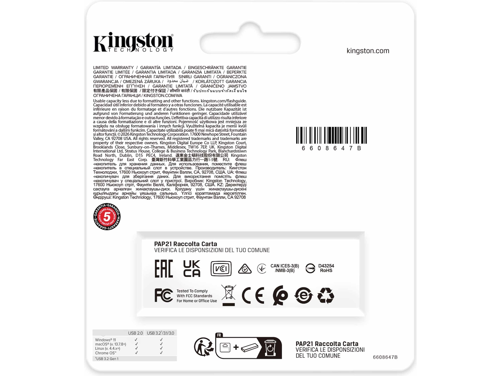 Kingston DataTraveler Exodia 256GB Minnepenn Minnepenn / USB