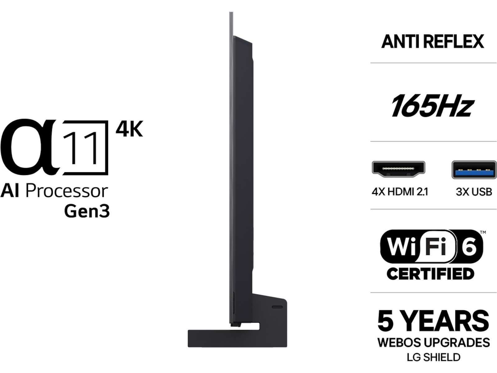 LG 42" C65 OLED Evo Smart TV (2026) 20 - 49 tommer TV