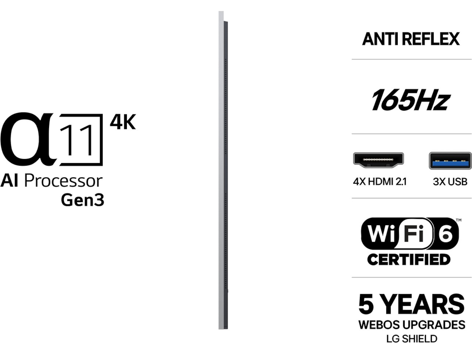 LG 55" G64 OLED evo 4K Smart TV (2026) 50 - 59 tommer TV