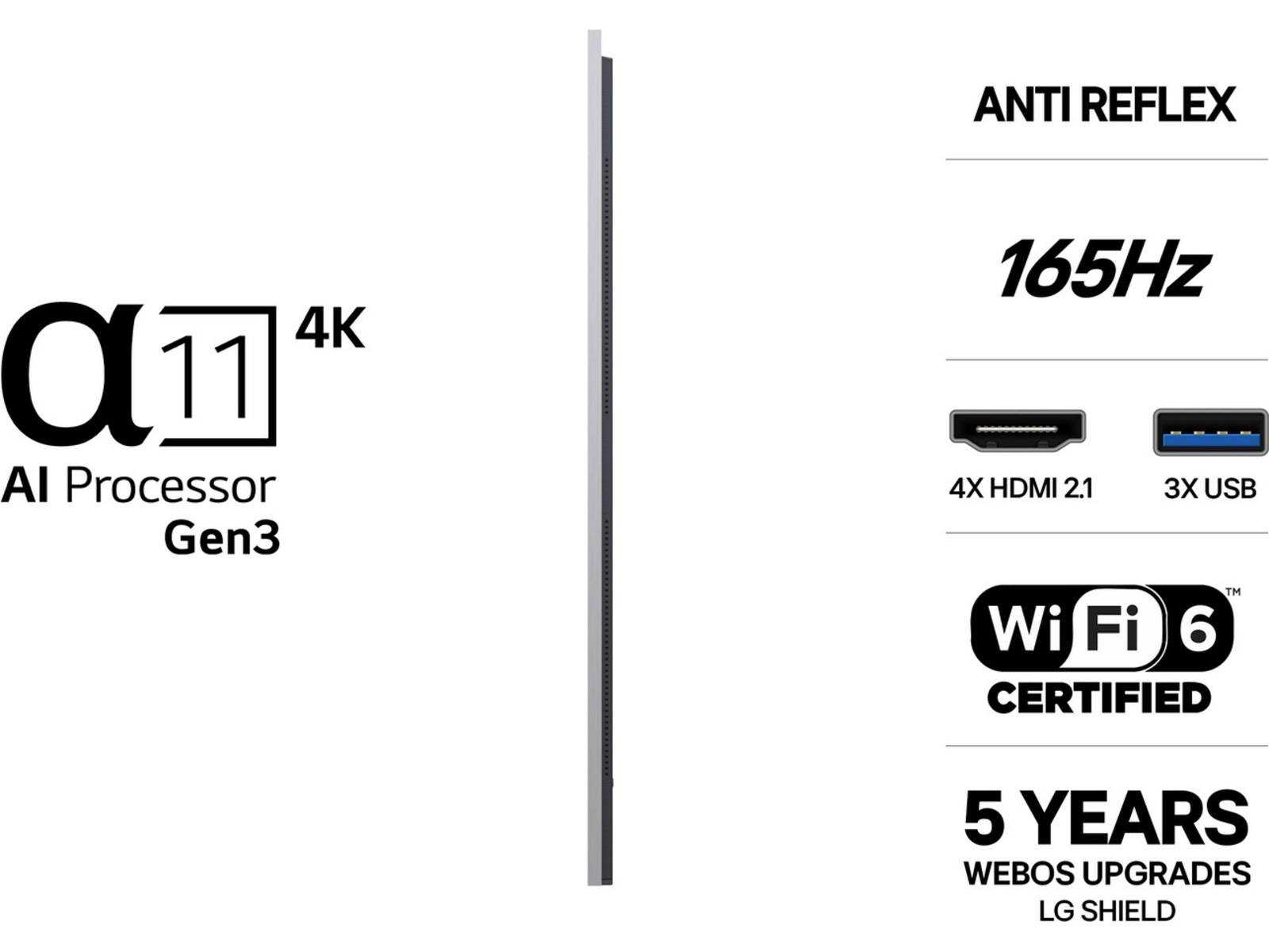 LG 83" G64 OLED evo 4K Smart TV (2026) Over 80 tommer TV