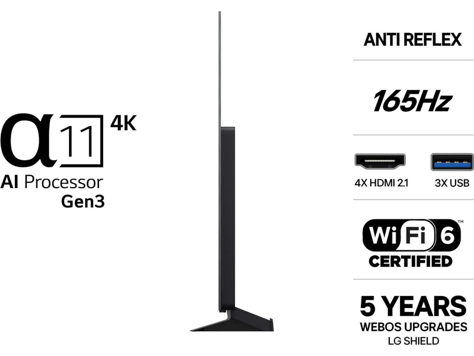 LG 77" C64 OLED evo 4K Smart TV (2026) 70 - 79 tommer TV