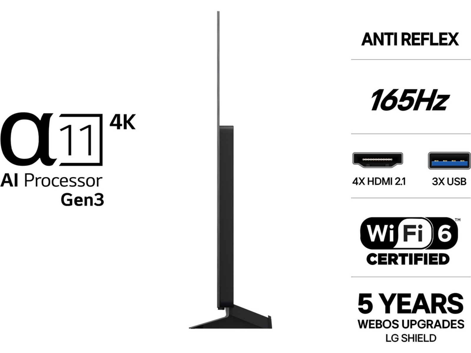 LG 48" C65 OLED Evo Smart TV (2026) 20 - 49 tommer TV