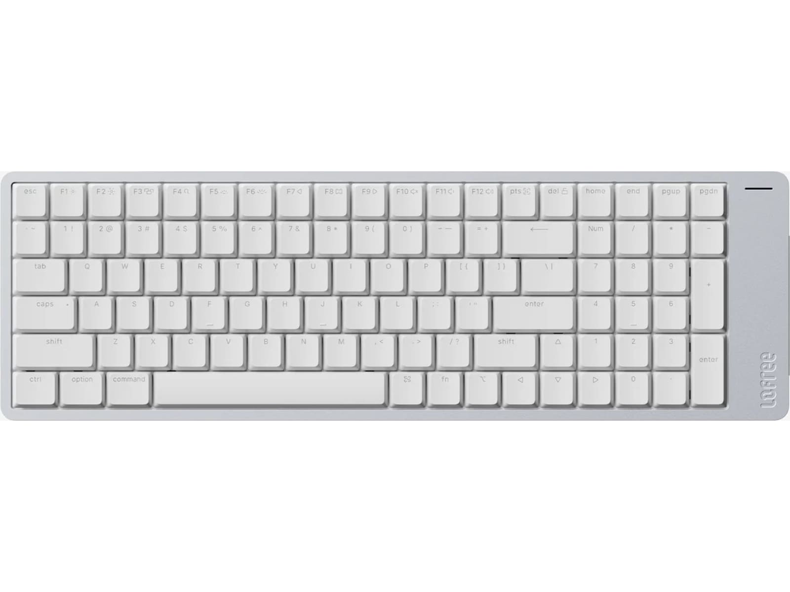Lofree Flow 2 100 Kailh Void Silent Gamingtastatur (hvit) Gamingtastatur