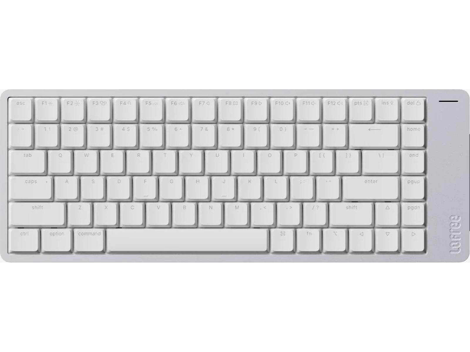 Lofree Flow 2 84 Kailh Void Silent Gamingtastatur (hvit) Gamingtastatur