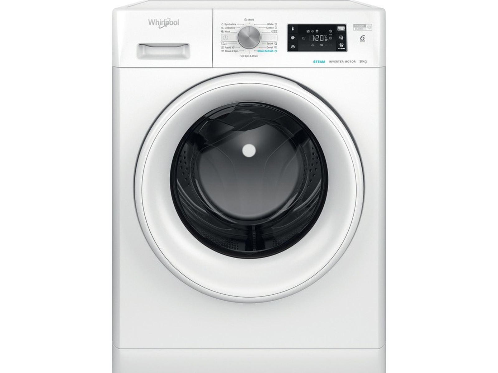 Whirlpool FFB 9458 WV EE Vaskemaskin (hvit) -B-Grade Demo vask & tørk