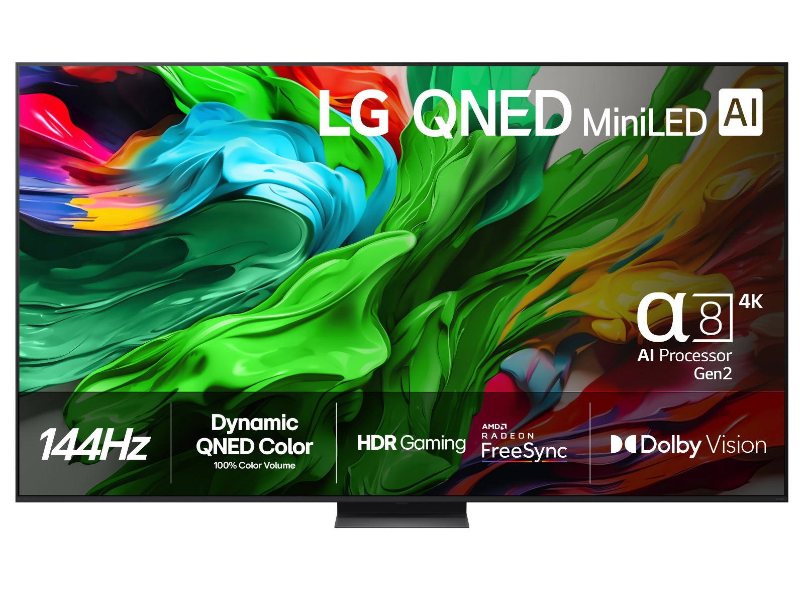 LG 100" QNED86 AI 4K MiniLED Smart TV (2025) + lydplanke Over 80 tommer TV