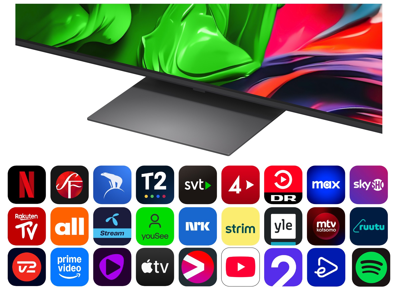 LG 100" QNED86 AI 4K MiniLED Smart TV (2025) + lydplanke Over 80 tommer TV