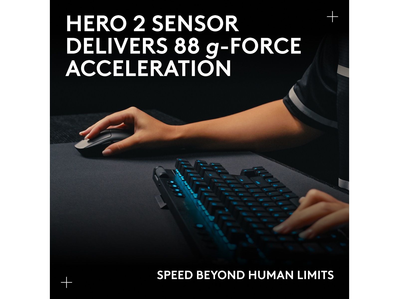 Logitech PRO 2 Lightspeed Trådløs Gamingmus (sort) -B-Grade Demo mus