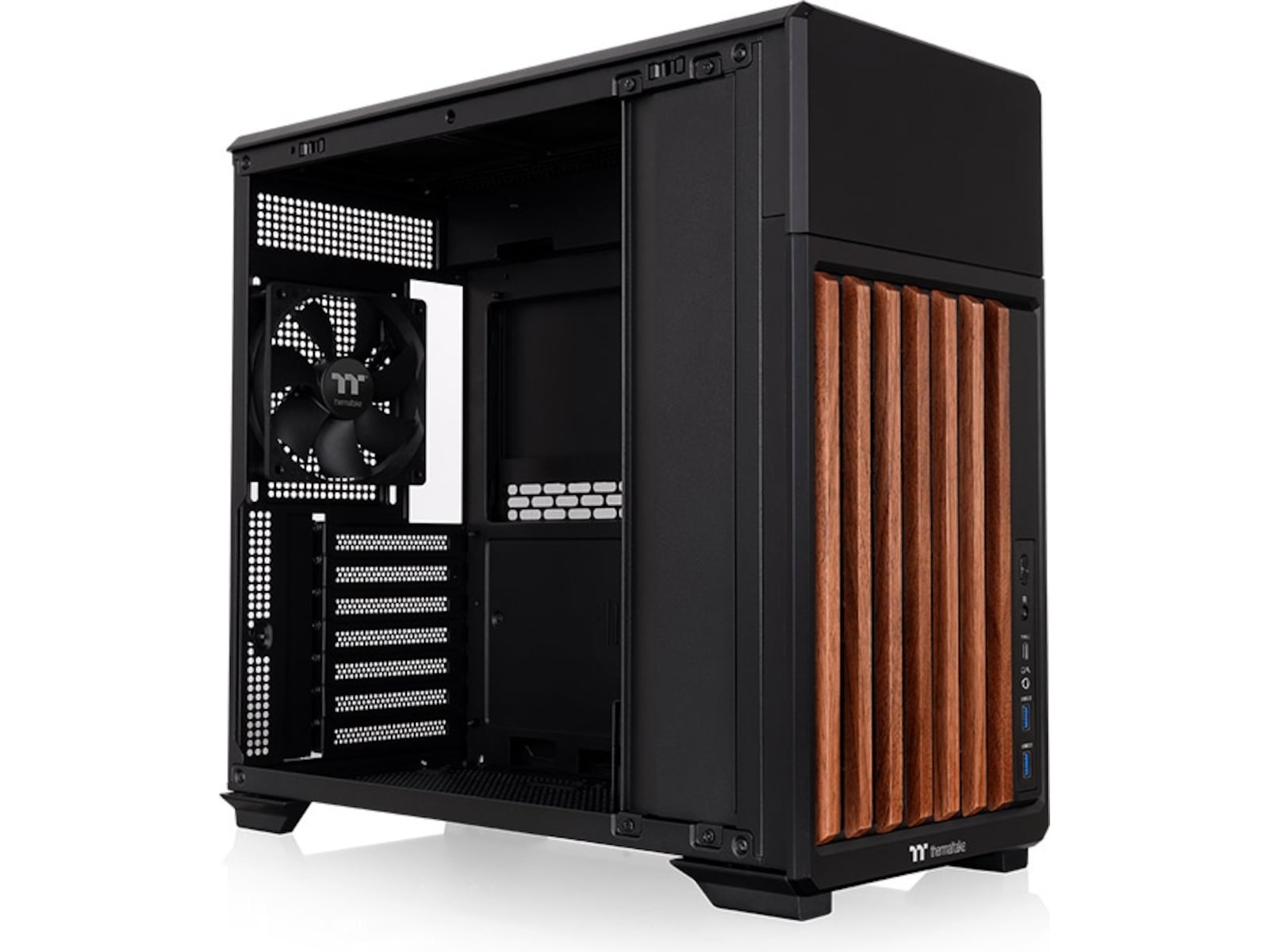 Thermaltake TR300 WS Mid Tower (sort) ATX/Micro ATX/Mini ITX, herdet glass