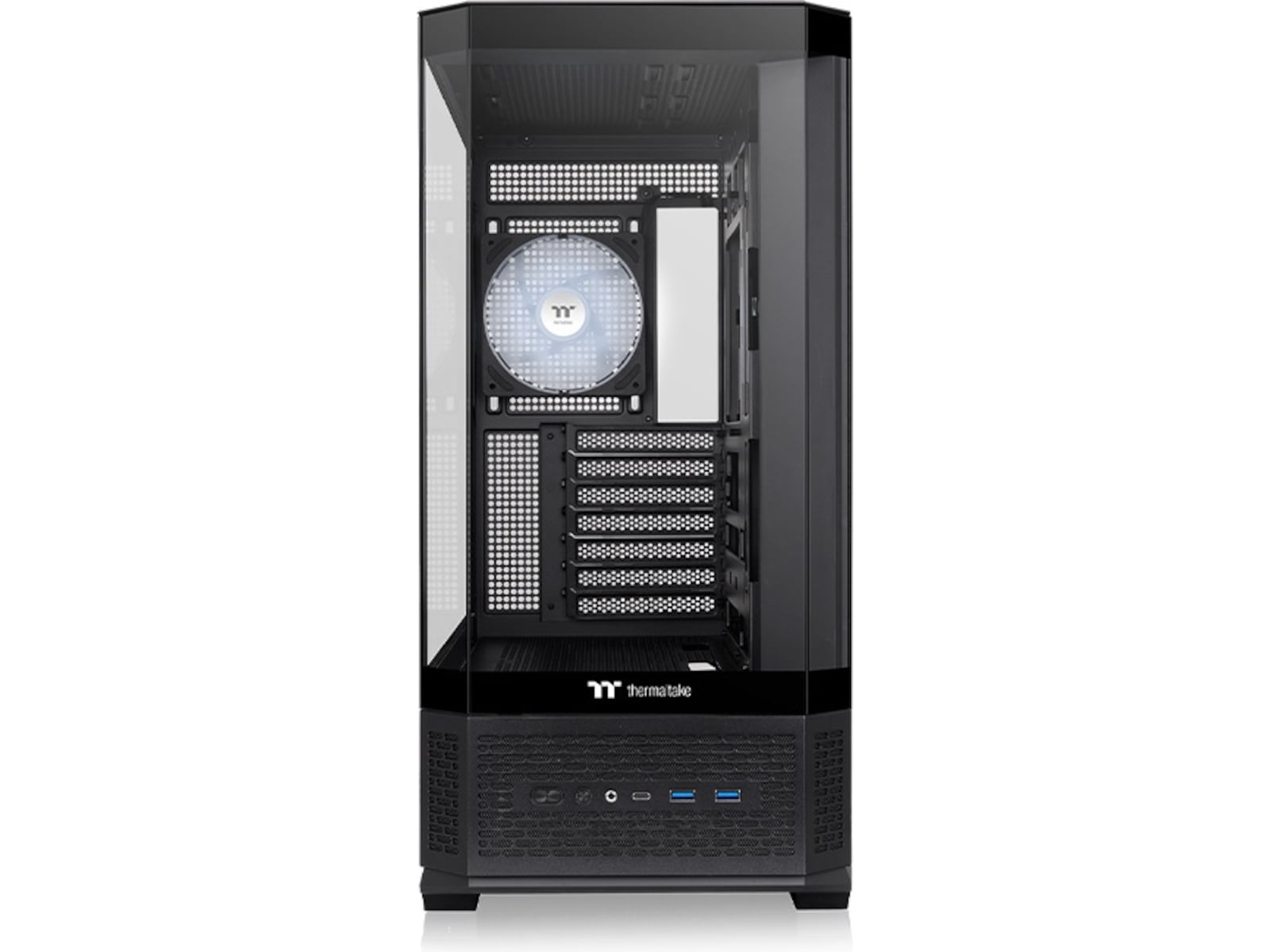 Thermaltake View 370 TG ARGB Mid Tower (sort) ATX/Micro ATX/Mini ITX, herdet glass