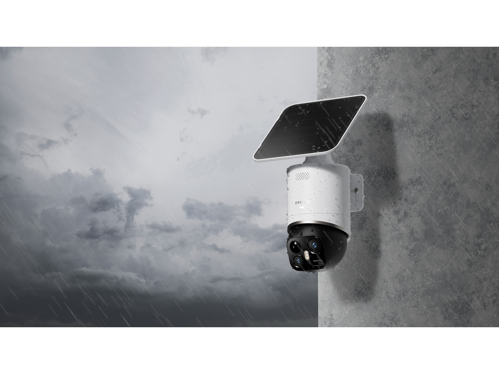 Dreame NAVO Elite 1 OutCam 4K Utendørs Kamera (hvit) Overvåkningskameraer