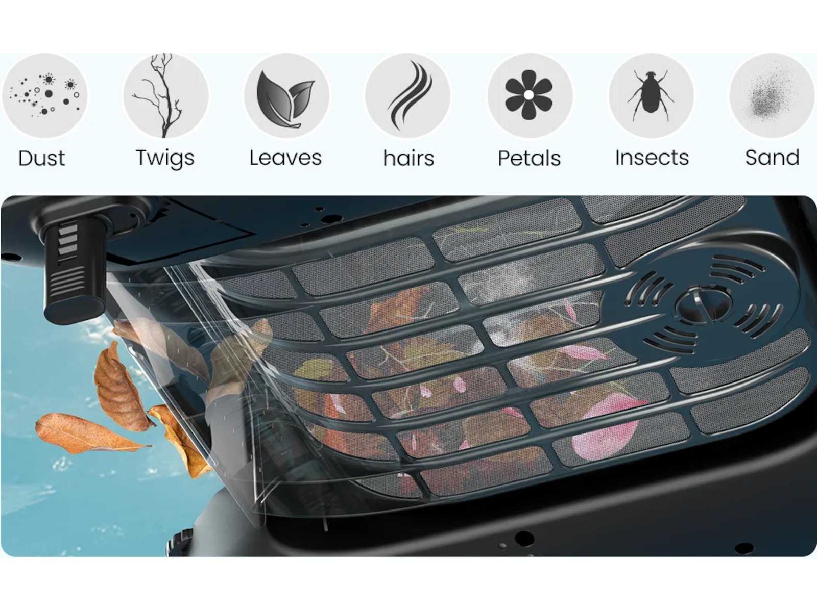 Aiper EcoSurfer S2 Bassengskimmer med solcellelading Vindusvaskere