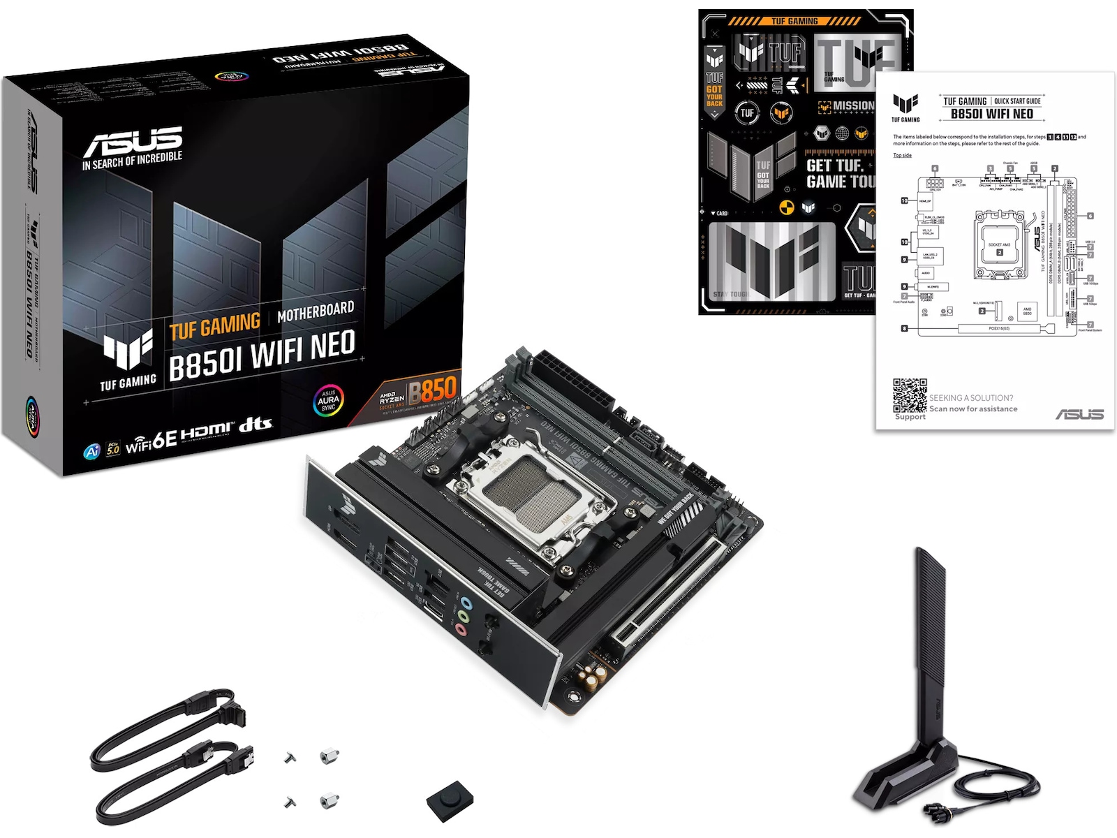 Asus TUF Gaming B850I WIFI NEO Hovedkort AMD Socket