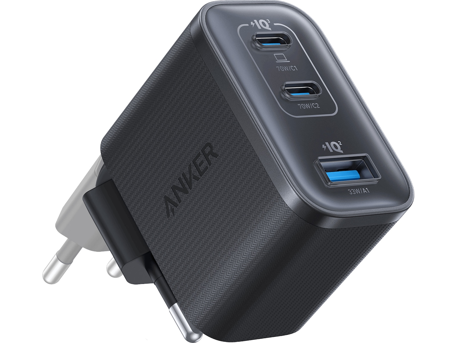 Anker Nano 70W Vegglader (sort) Mobilladere