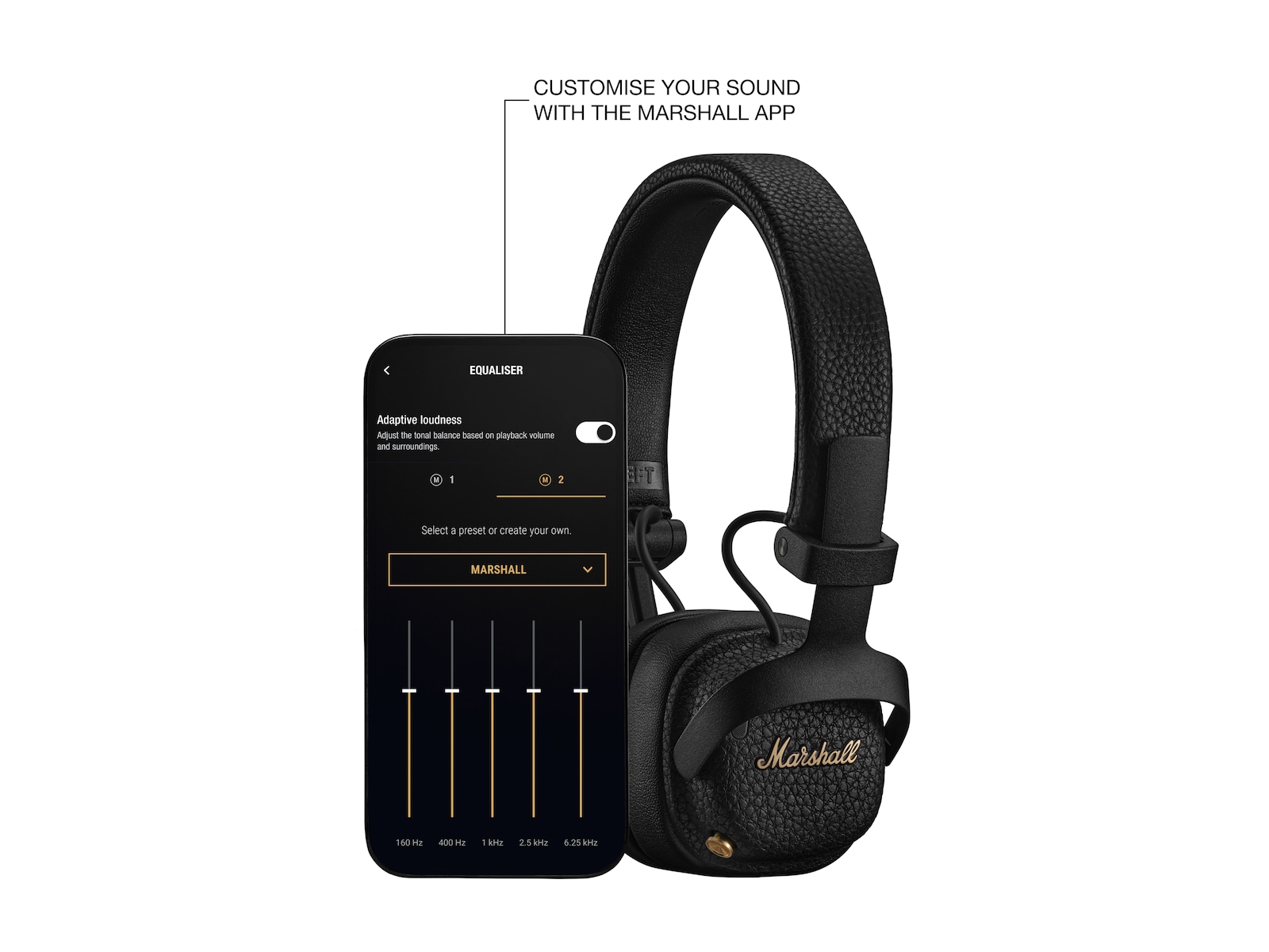 Milton A.N.C. Trådløse On-Ear Hodetelefoner (sort) Hodetelefoner