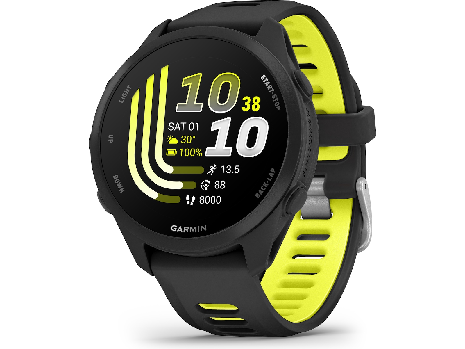 Garmin Forerunner 170 42mm GPS (black/amp yellow) Smartklokker