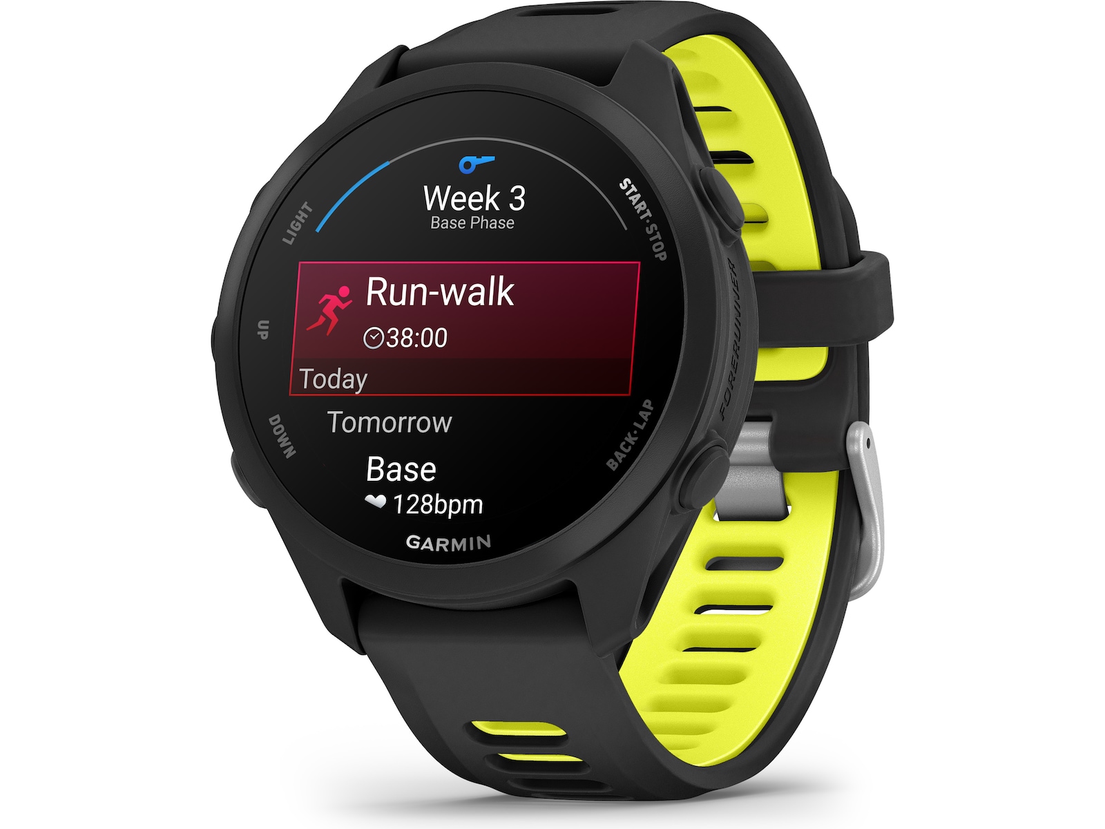Garmin Forerunner 170 42mm GPS (black/amp yellow) Smartklokker