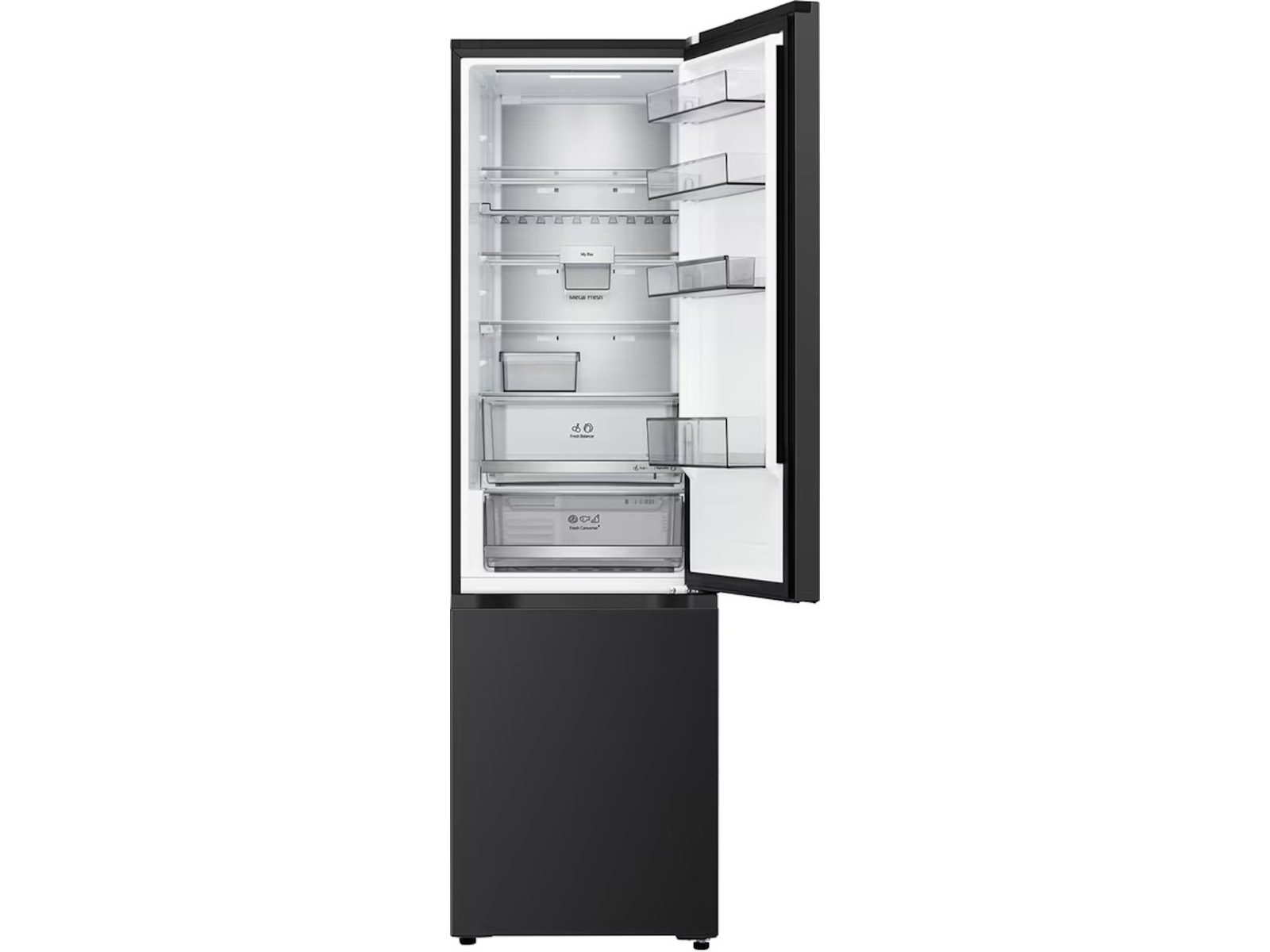 LG GBBS727CEV Kjøleskap Total No Frost (sort stål) Kombiskap