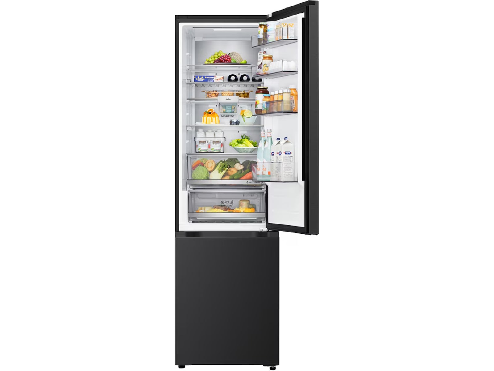 LG GBBS727CEV Kjøleskap Total No Frost (sort stål) Kombiskap