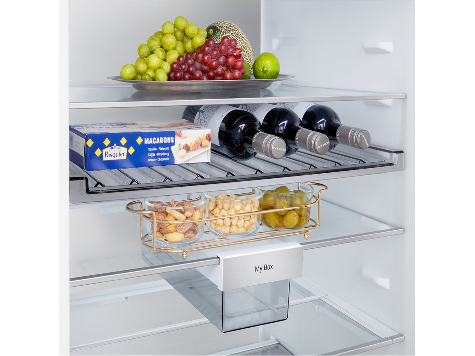 LG GBBS727CEV Kjøleskap Total No Frost (sort stål) Kombiskap