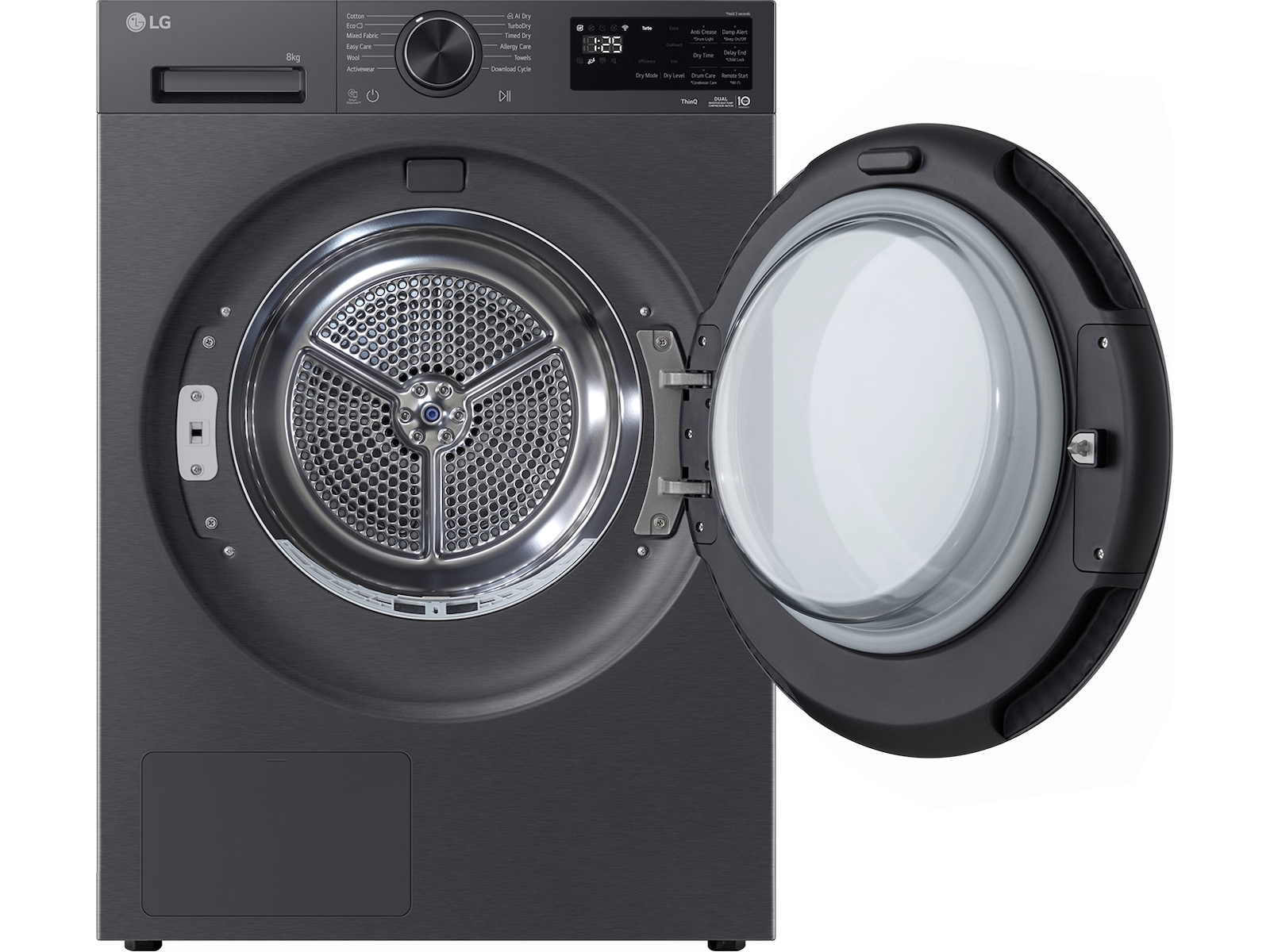LG RHX5008TBB tørketrommel 8kg (hvit) Tørketrommel